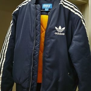 Mens Adidas padded bomber jacket